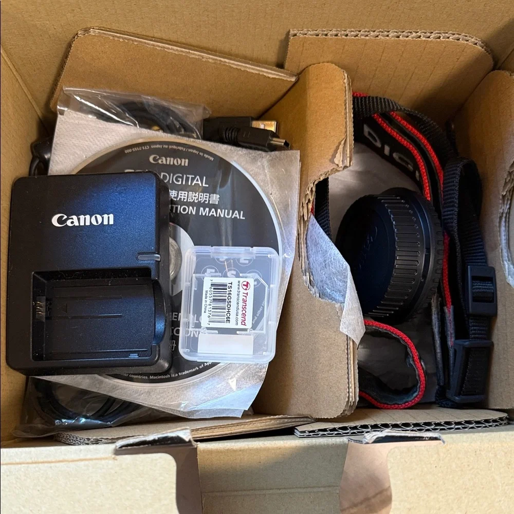Canon EOS Rebel XSi Kit - Red and Black